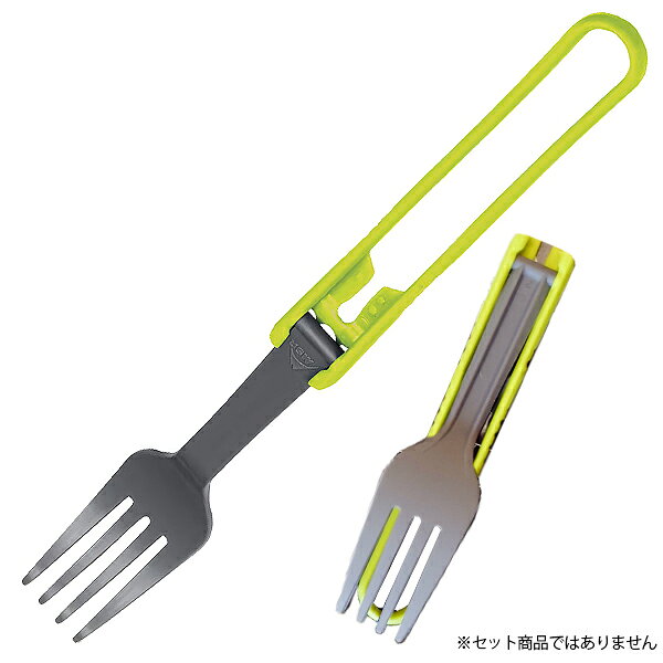 商品情報 ≪Mountain Safety Research≫ 折りたたんで収納できるフォークです。 長めのハンドルで深型のクッカーでも使いやすい設計です。 ▼ 仕様 / スペック ▼ ■カラー グリーン ■全長 折り畳み時：11.7cm 使用時：22cm ■重量 12g ■材質 ナイロン ■生産国 Made in Ireland ※ブラウザやお使いのモニター環境により、 　掲載画像と実際の商品の色味が若干異なる場合があります。 　商品詳細画像は今シーズン展開外カラーを掲載していることがあります。 　掲載の価格・デザイン・仕様について、予告なく変更することがあります。 　予めご了承ください。関連商品MSR スプーン (39912) ／ カトラリー 折りたたみ 登山 キ...ユニフレーム FDフォークTi フッ素 (667996) ／ キャンプ...ユニフレーム FDスプーンTi フッ素 (667989) ／ カトラリ...1,100円1,210円1,210円ユニフレーム ちびレンゲ先割れTi (662274) ／ カトラリー ...ユニフレーム FDフォークTi (667958) ／ キャンプ 登山 ...スノーピーク チタン先割れスプーン (SCT-004) ／ カトラリー...990円880円1,320円ユニフレーム カラカト ／ カトラリー セット キャンプ 登山 折りた...ユニフレーム FDスプーンTi (667941) ／ キャンプ 登山 ...ユニフレーム カラカトケース (668917) ／ 専用オプション 携...880円880円880円ユニフレーム カラ箸 ／ カトラリー キャンプ 登山 おはし プラスチ...スノーピーク スクー (SCT-125) ／ 先割れスプーン 登山 キ...【特価・返品交換不可】トゥーゴーウェア クラシック バンブー カトラリ...660円1,452円1,650円