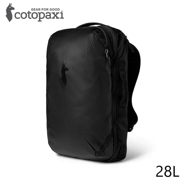 【 COTOPAXI コトパクシ ALLPA 28L TRAVEL PACK ALLBLACK 】 コトパクシ バックパック/ロープバッグ/ポーチ バックパック/ロープバッグ バックパック ロープバッグ クライミングギア クライミング用品 登山 登山用品 送料無料