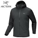 【 アークテリクス M's アトム SL フーディ Atom SL Stretch Hoody Black 】 暖かさを効果的に確保 超軽量 保温 防水 コンパ...