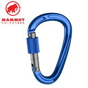 【 マムート Crag HMS Screwgate Carabiner ultramarine.one size 】 クライミングギア カラビナ/クイックドロー マムート カラビナ クイックドロー ヌンチャク 安全環付きカラビナ クライミング用品 登山 登山用品