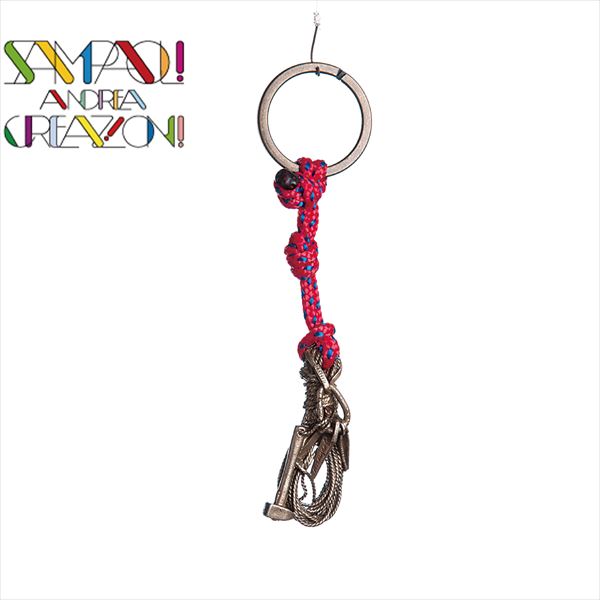 【 アンドレア・サンポーリ キーホルダー ロープ＆ピトン＆ハンマー ANK014 】 アクセサリー その他の..