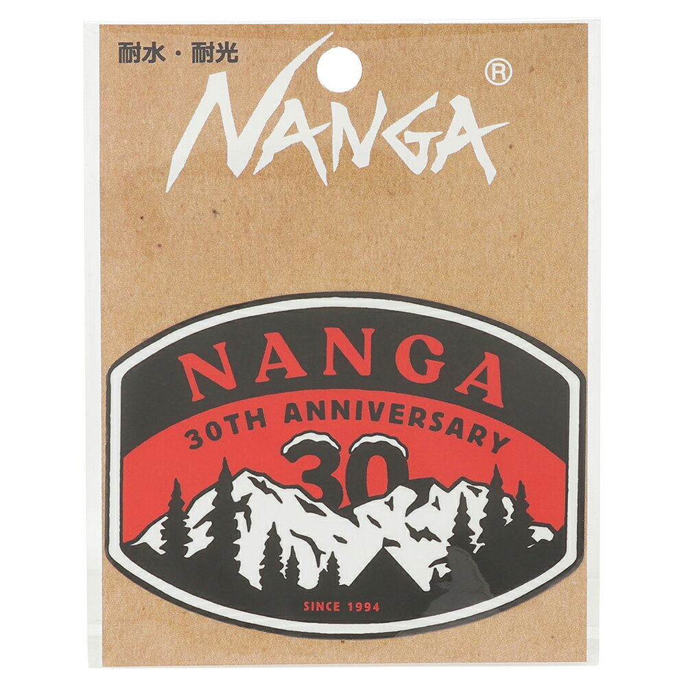 �� NANGA �ʥ� NANGA 30TH ANNIVERSARY STICKER RD/BK �� 30��ǯ ��ǰ ���ƥå��� ���ꥢ�� ���� ������ ���� �����ȥɥ� ������ �л�����