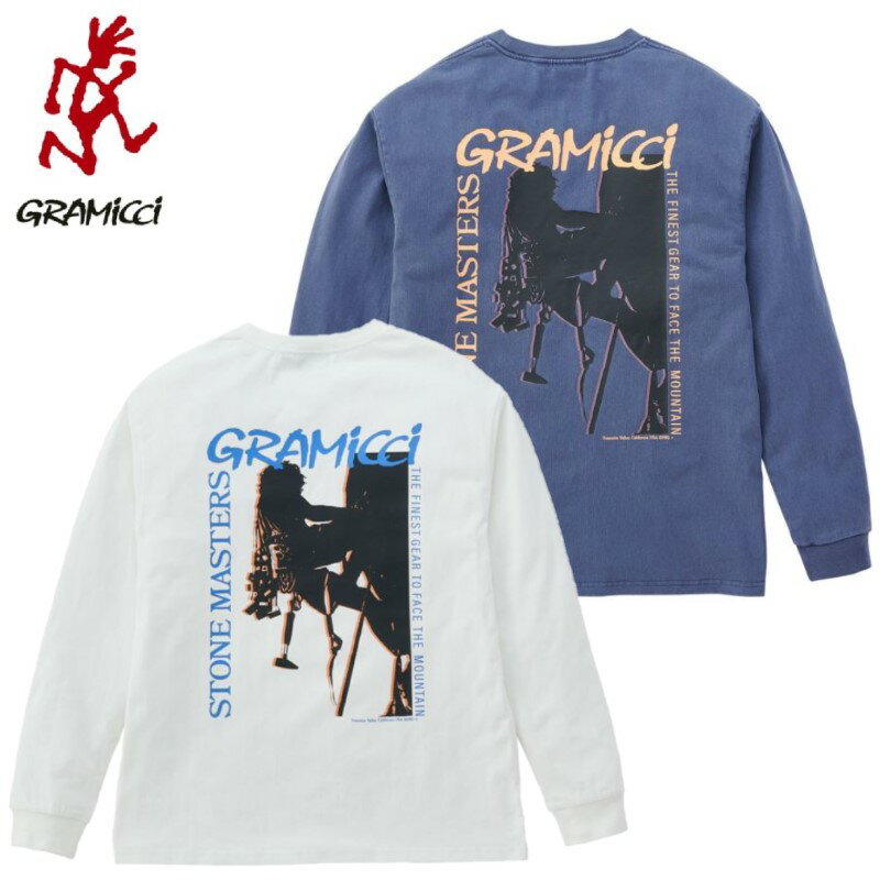 【 GRAMICCI グラミチ G3FU-T075 STONE MASTERS L/S TEE 】 アパレル ユニセックス ロンティ フーディ スウェット シャツ ウェアー クライミングギア クライミング用品 登山 登山用品 送料無料