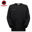 【 マムート Comfort Crew Neck AF Men black 】 軽量 汎用性 快適な着心地 耐久性に優れたストレッチ..