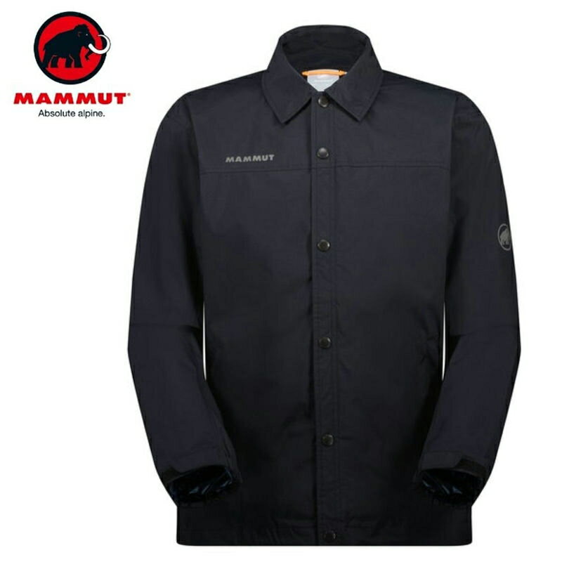 【 マムート Utility Coach Jacket AF black 】 汎用性 快適な着心地 防風性 耐水性 動きやすい アーバンスタイル ウェアー クライミングギア クライミング用品 登山 登山用品 送料無料