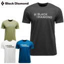 【 ブラックダイヤモンド M's メンズ ミニスタックトティー 】 オーガニックコットン BDロゴTEE