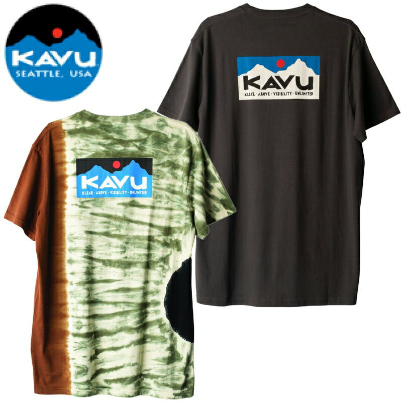 【 KAVU カブー クリアアバウブエッチアート TEE 】 アパレル メンズTシャツ ウィメンズTシャツ Tシャツ ウェアー クライミングギア クライミング用品 登山 登山用品 送料無料