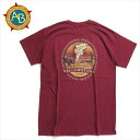 【 AMERICAN BACKCOUNTRY OVAL POINTS / YELLOW STONE NP MAROON 】 アパレル メンズTシャツ ウィメンズTシャツ Tシャツ ウェアー クライミングギア クライミング用品 登山 登山用品