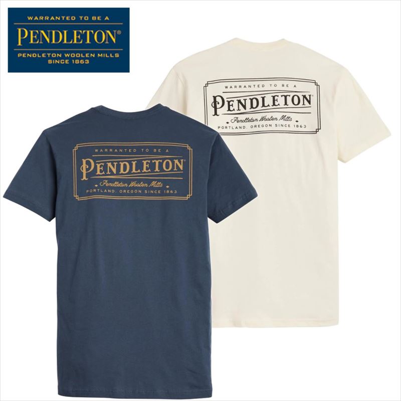 【 PENDLETON ペンドルトン S/S VintageLogoTee 】 アパレル メンズTシャツ ウィメンズTシャツ Tシャツ ウェアー クライミングギア クライミング用品 登山 登山用品 送料無料