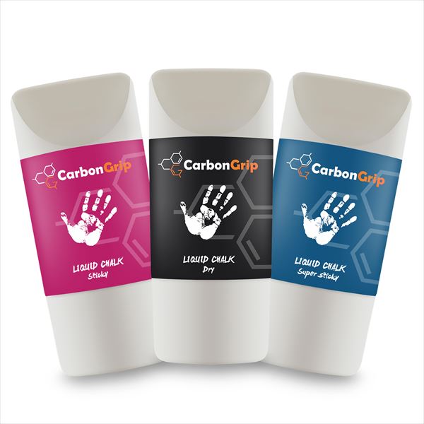 【 カーボングリップ Liquid chalk （SUPER STICKY） blue 】 チョーク リキッド/下地 チョーク下地 液体 液チョー クライミングギア クライミング用品 ルートクライミング 登山 登山用品