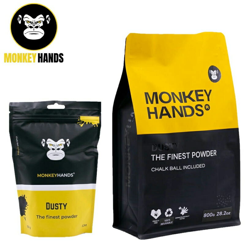 【 Monkey Hands DUSTY CHALK 】 チョーク パウダー クライミングチョーク 滑り止め クライミングギア クライミング用品 ルートクライミング 登山 登山用品