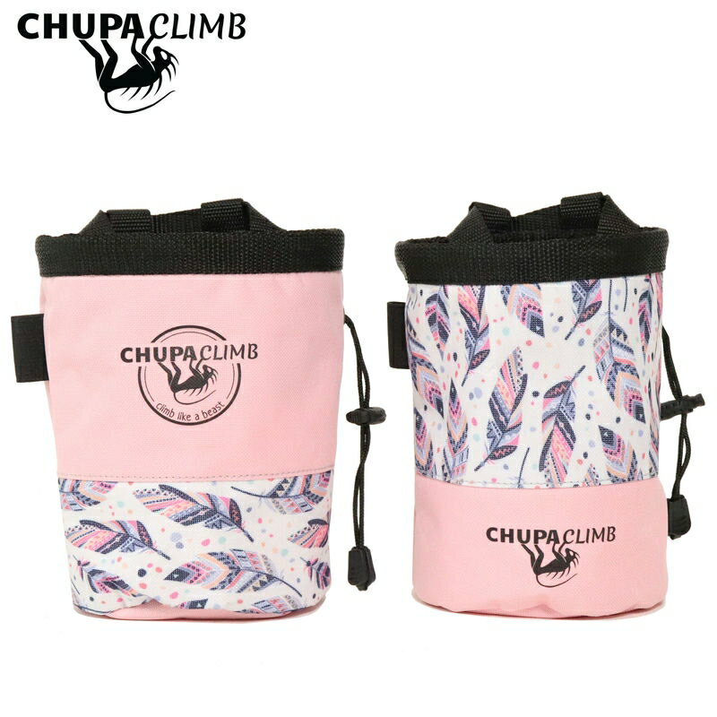 【 ChupaClimb チュパクライム Chalk Bag 】 チョークバッグ 腰付（ルート用） クライミングギア クラ..