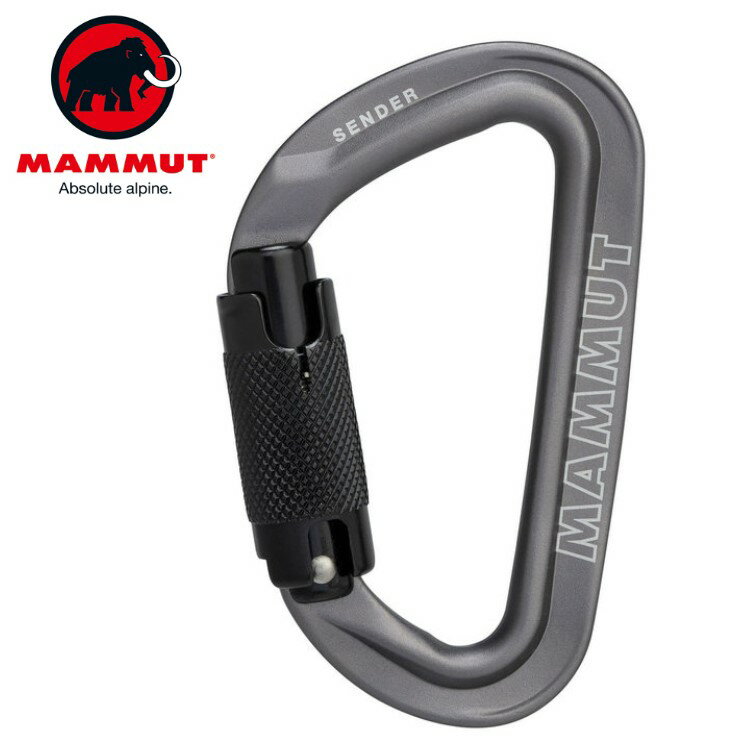 【 マムート Sender Twistlock Carabiner Twist Lock.grey.one size 】 クライミングギア カラビナ/クイックドロー マムート カラビナ クイックドロー ヌンチャク 安全環付きカラビナ クライミング用品 登山 登山用品