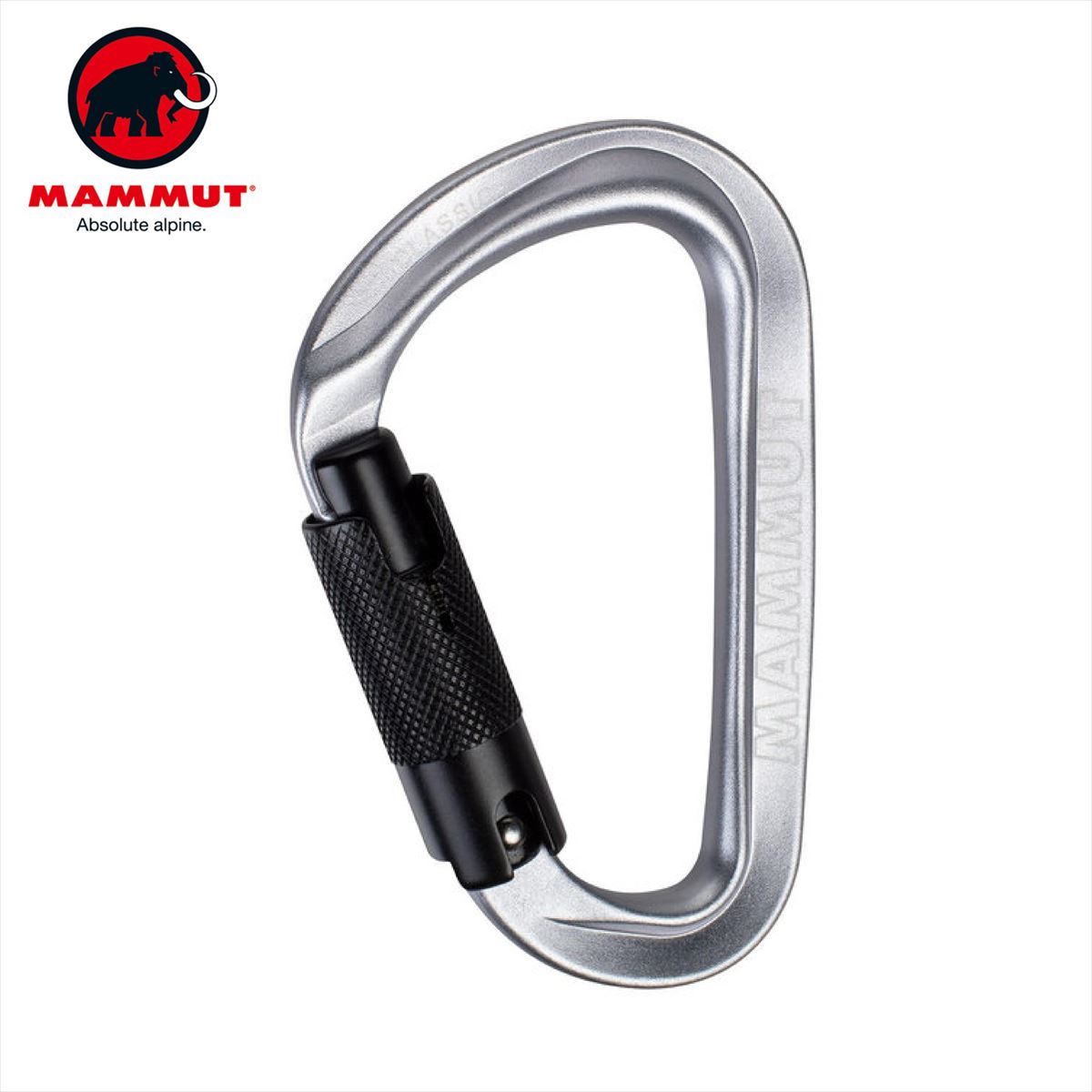 【 マムート Classic HMS Twistlock Plus Carabiner 】 クライミングギア カラビナ/クイックドロー マムート カラビナ クイックドロー ヌンチャク 安全環付きカラビナ クライミング用品 登山 登山用品