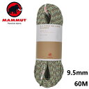 【 マムート 9.5mm Crag We Care Classic Rope assorted.60m 】 マムート ロープ ザイル クライミングギア クライミング用品 登山 登山用品 送料無料