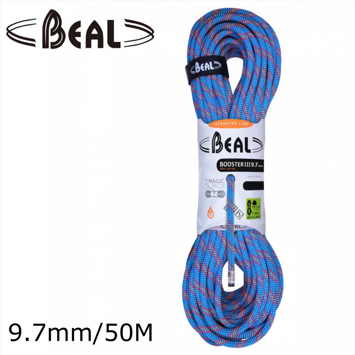 【 ベアール 9.7mm ブースター3 ユニコア 50m ドライカバー 】 べアール ロープ ザイル クライミングギア クライミング用品 登山 登山用品 送料無料