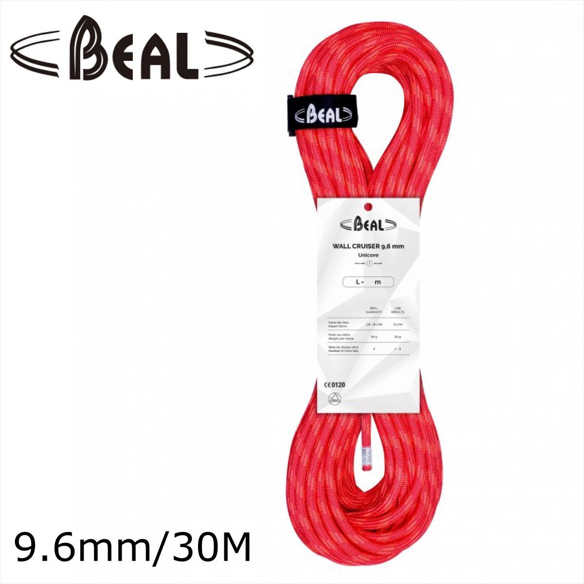【 ベアール 9.6mm ウォールクルーザー ユニコア 30m 】 べアール ロープ ザイル クライミングギア クライミング用品 登山 登山用品 送料無料