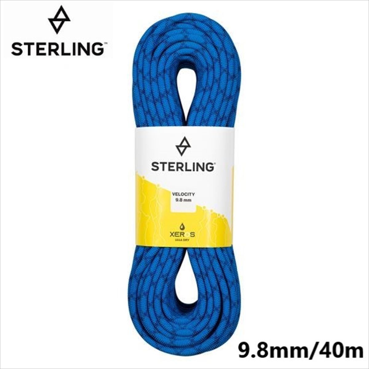 【 スターリングロープ ベロシティーゼロス 9.8mm 40m 】 スターリングロープ ロープ ザイル クライミングギア クライミング用品 登山 登山用品 送料無料