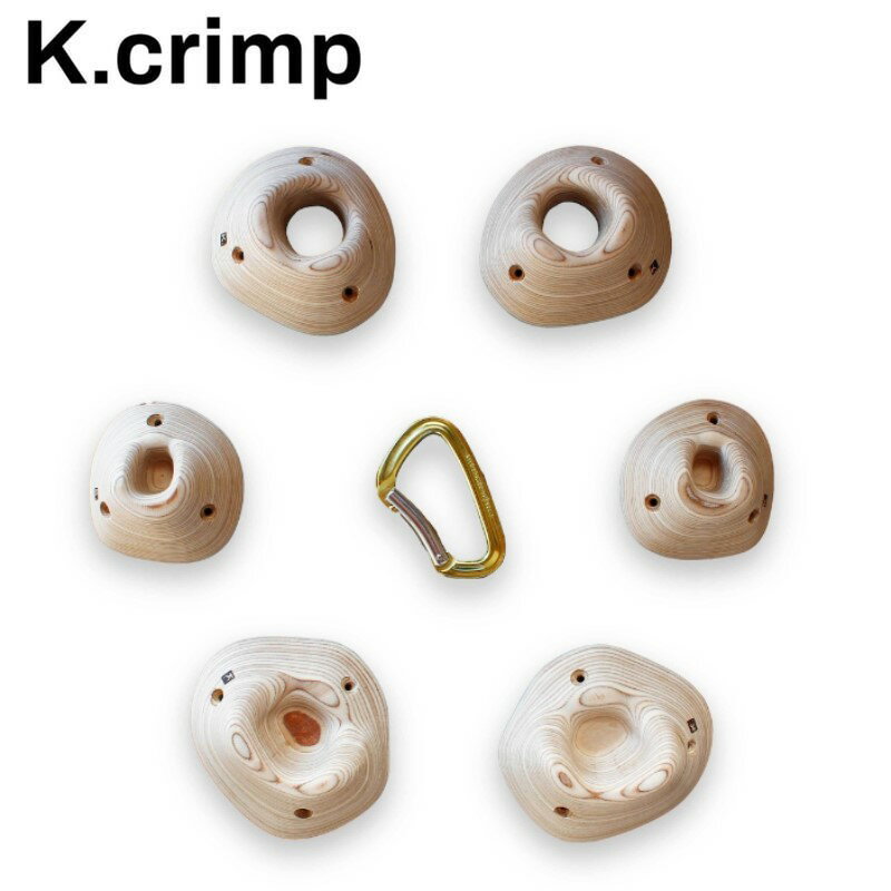 【 K.crimp Kホールド シンメトリック ポケット-2 6P 】 トレーニング フィンガーボード/ホールド トレーニング器具 フィンガーボード ホールド クライミングギア クライミング用品 ボルダリング クライミング 登山 登山用品 送料無料