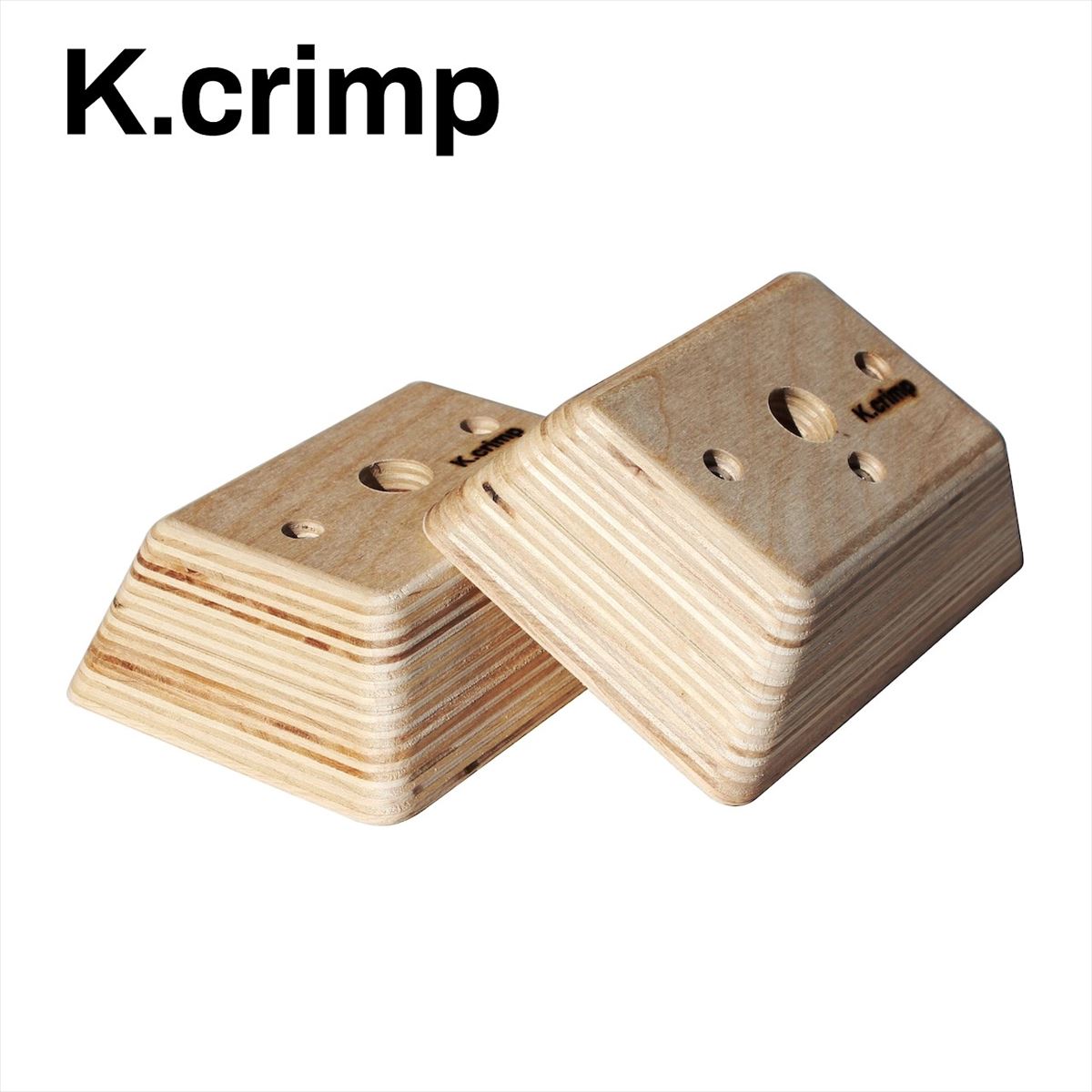 【 K.crimp Kグリップ　ワイド（2個セット） 】 トレーニング フィンガーボード/ホールド トレーニング器具 フィンガーボード ホールド クライミングギア クライミング用品 ボルダリング クライミング 登山 登山用品 送料無料