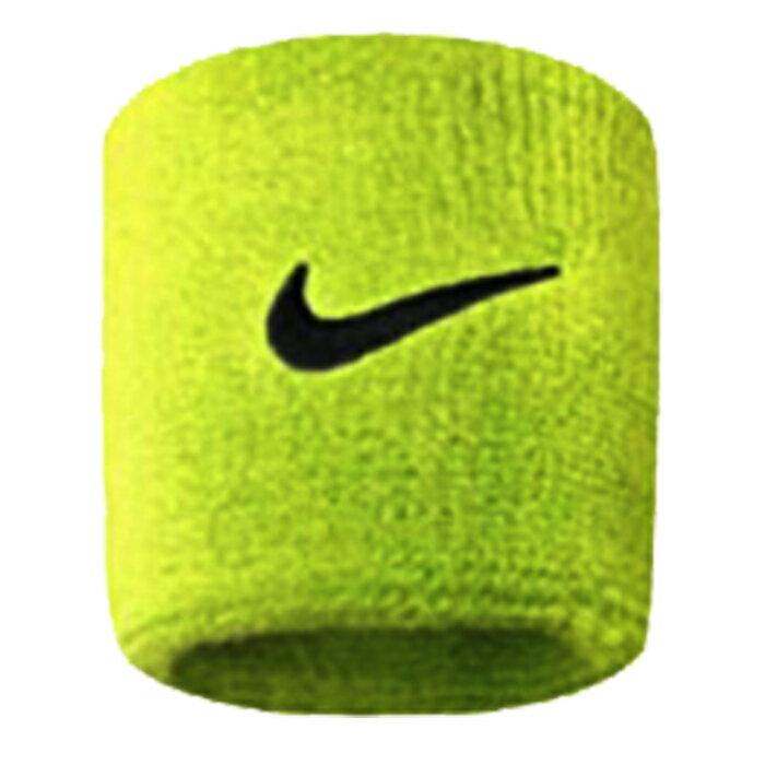 あす楽 ナイキ NIKE リストバンド 両手組 7cm ライム スウッシュ ブラック NNN04710OS