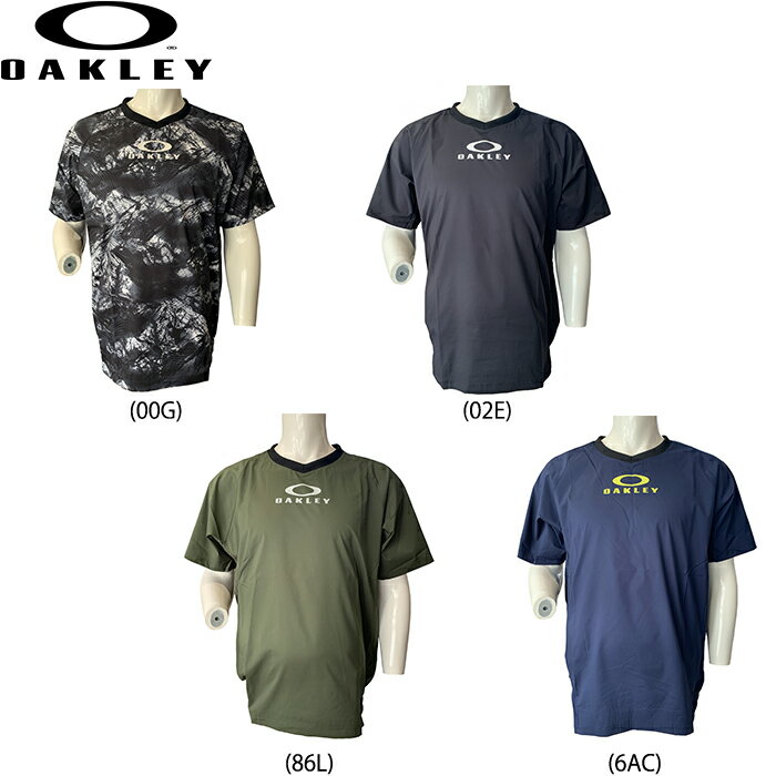 あす楽 oakley オークリー 野球用 ピステ Vジャン ウィンド 半袖 トレーニング ウインド ENHANCE WIND PULLOVER BB 11.0 FOA402410 oak21ss 202102-new