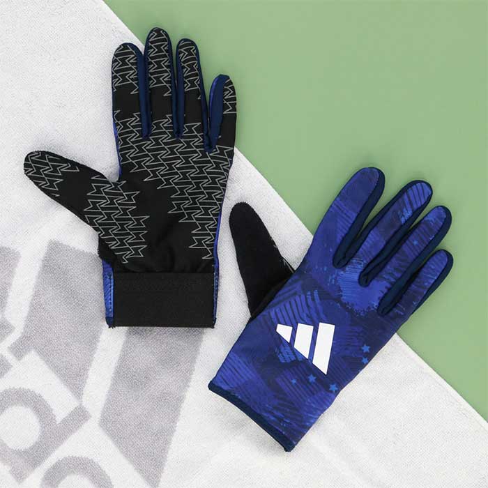 あす楽 アウトレット アディダス 防寒手袋 トレーニング用 シリコングリップ 33ウォームグラブ 両手組 LBG802-2911 adi23fw