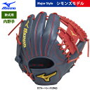 あす楽 限定 ミズノ 野球 軟式 グラブ シモンズモデル 内野用 サイズ9 メジャースタイル 1AJGR30913 miz24ss