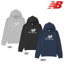 あす楽 NB ニューバランス パーカー カジュアル Sport Essentials Stacked Logo スウェットフーディ MT41501 nb24ss