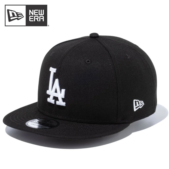 あす楽 newera ニューエラ キャップ スナップバック 野球帽 9FIFTY ロサンゼルス・ドジャース ブラック × ホワイト 13562103 2024cap