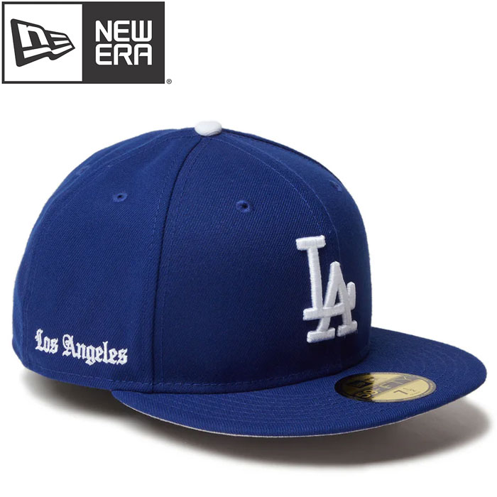 あす楽 限定商品 newera ニューエラ 59FIFTY MLB Old English ロサンゼルス・ドジャース ダークロイヤル 14307691 era24fw(4.0)