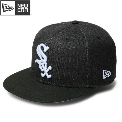 あす楽 限定 newera ニューエラ キャップ 野球帽 59FIFTY MLB Denim 2-Tone シカゴ・ホワイトソックス ブラックデニム 14388869 era25ss あす楽 限定 newera ニューエラ キャップ 野球帽 59FIFTY MLB Denim 2-Tone シカゴ・ホワイトソックス ブラックデニム 14388869 era25ss