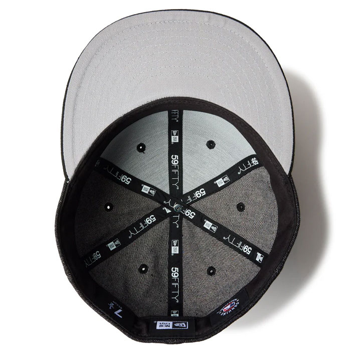 あす楽 限定 newera ニューエラ キャップ 野球帽 59FIFTY MLB Denim 2-Tone シカゴ・ホワイトソックス ブラックデニム 14388869 era25ss
