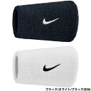あす楽 ナイキ NIKE スウッシュ リストバンド クラシック ダブルワイド 2P 13cm ブラック/ホワイト/ブラック BN4000-036