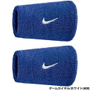 あす楽 ナイキ NIKE スウッシュ リストバンド クラシック ダブルワイド 2P 13cm ゲームロイヤル/ホワイト BN4000-400(4)