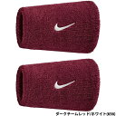 あす楽 ナイキ NIKE スウッシュ リストバンド クラシック ダブルワイド 2P 13cm ダークチームレッド/ホワイト BN4000-656