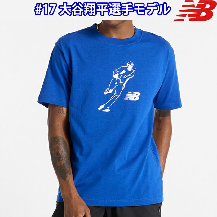 あす楽 NB ニューバランス 大谷翔平グラフィックショートスリーブTシャツ 大谷翔平シグネチャーロゴ New Balance MT43717 nb24fw os-signature