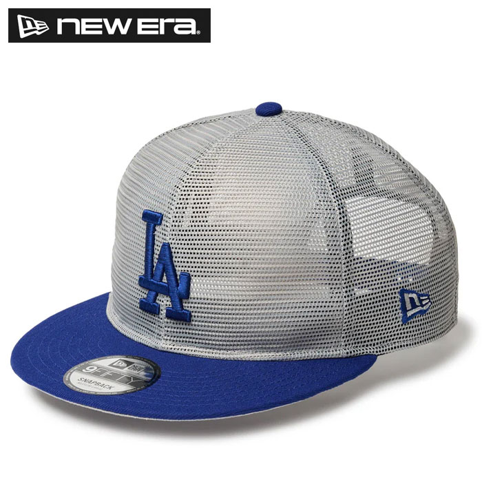 Rakuten - あす楽 NEW ERA ニューエラ メッシュキャップ 野球帽 アジャスター 9FIFTY トラッカー MLB All Mesh ロサンゼルス・ドジャース グレー 14388563 era25ss