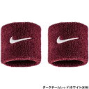 あす楽 ナイキ NIKE スウッシュ リストバンド ペア クラシック 2P 5cm ダークチームレッド/ホワイト BN3000-656