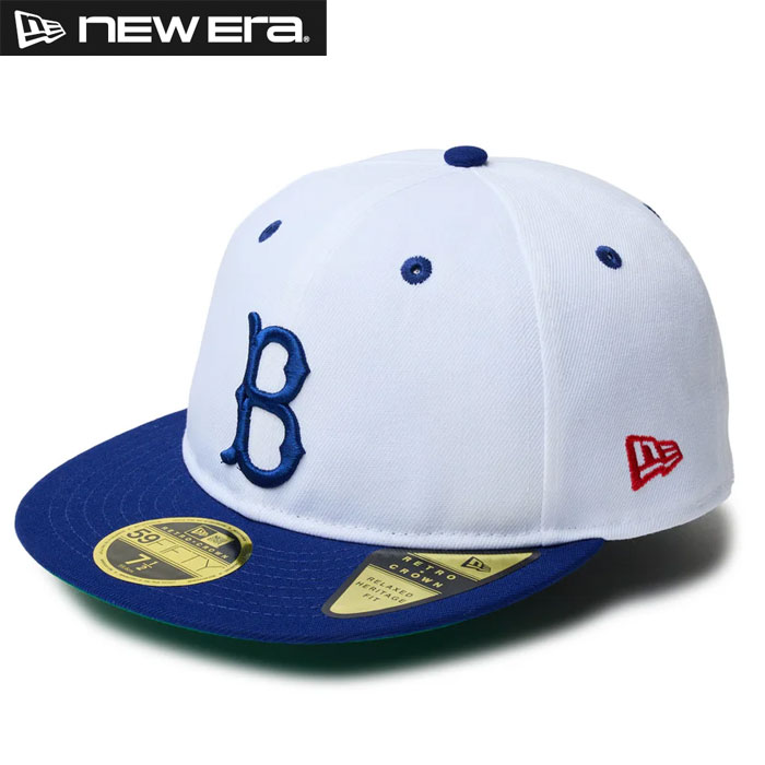 乐天商城 - あす楽 限定 NEW ERA ニューエラ キャップ 野球帽 RC 59FIFTY フラットバイザー Dodgers Pack ブルックリンドジャース クーパーズタウン 14388382 era25ss