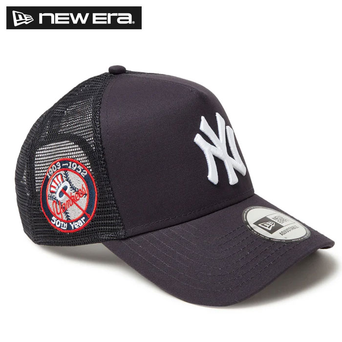 乐天商城 - あす楽 NEW ERA ニューエラ メッシュキャップ アジャスター 9FORTY A-Frame トラッカー MLB Side Patch ニューヨーク・ヤンキース 14388606 era25ss