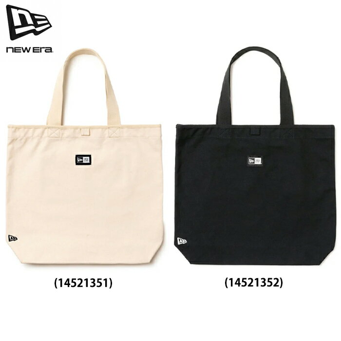 乐天商城 - あす楽 限定 NEW ERA ニューエラ ライトトートバッグ 14L ボックスロゴ CANVAS TOTE WOVEN PATCH 14521351 14521352 era25fw