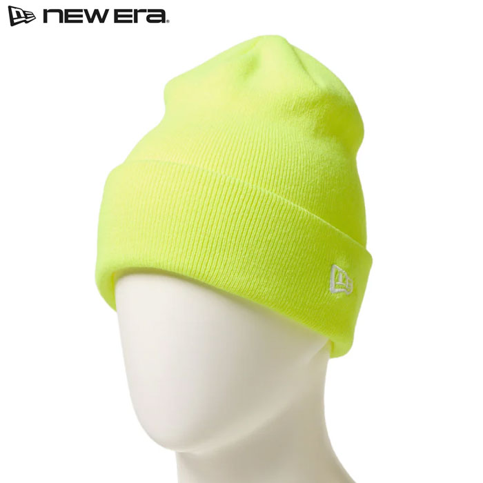 あす楽 ニューエラ NEW ERA ニットキャップ ニット帽 ベーシック カフニット ネオンイエロー 14670065 era25fw