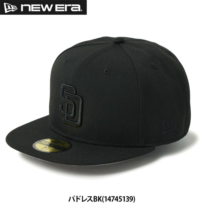 Rakuten - あす楽 NEW ERA ニューエラ キャップ 野球帽 59FIFTY Tonal Logo サンディエゴ・パドレス ブラック 14745139 era26ss