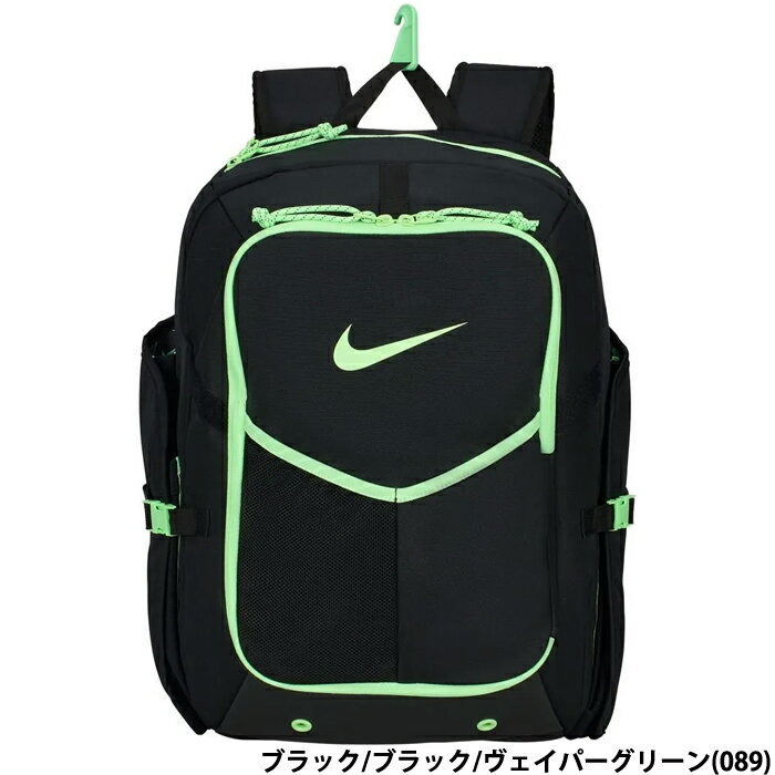 NIKE - あす楽 NIKE ナイキ バックパック ダイヤモンドバットパック バット収納 約33L リュックサック ブラック/ブラック/ヴェイパーグリーン BA8802-089 nik25fw