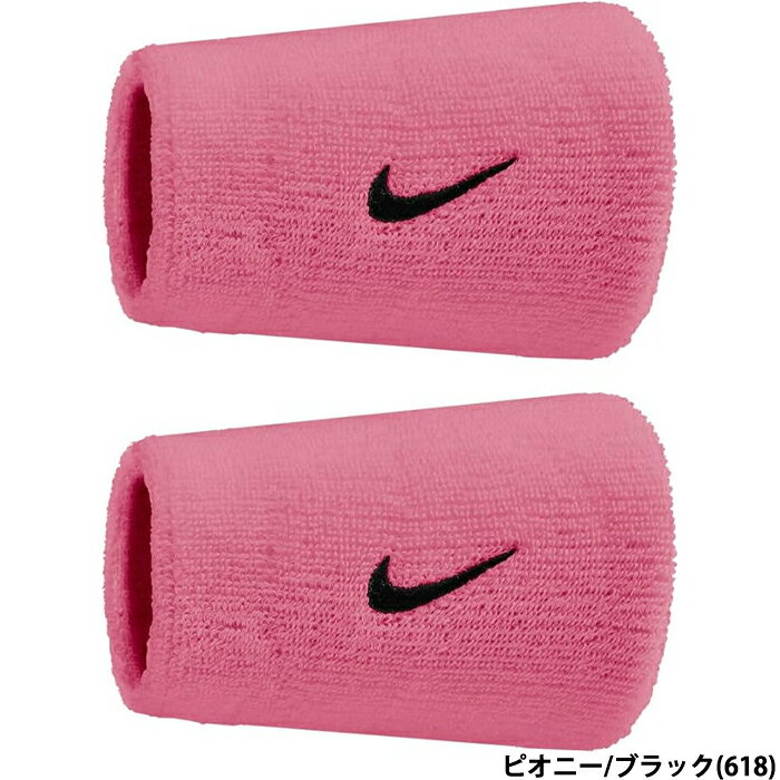 Rakuten - あす楽 ナイキ NIKE スウッシュ リストバンド クラシック ダブルワイド 2P 13cm ピオニー/ブラック BN4000-618 nik26sp