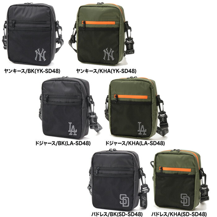 Rakuten - あす楽 イーカム MLB メジャーリーグ ミニショルダーバッグ ストラップ付き ドジャース ヤンキース パドレス SD48