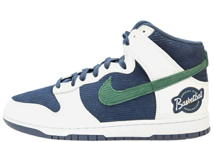 【送料無料】NIKE DUNK HI PRM EMBナイキ ダンク ハイ プレミアム DH0953 400COLLEGE NAVY/NOBLE GREEN カレッジ ネイビー/ノーブル グリーンメンズ スニーカー【新古品】