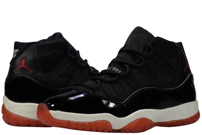【26.0cm/US8】【1996年製】NIKE "BRED"AIR JORDAN 11エアジョーダン 11 ブレッド130245 062 BLACK/TRUE RED-WHITEブラック/トゥルー レッド ホワイトスニーカー【新古品】