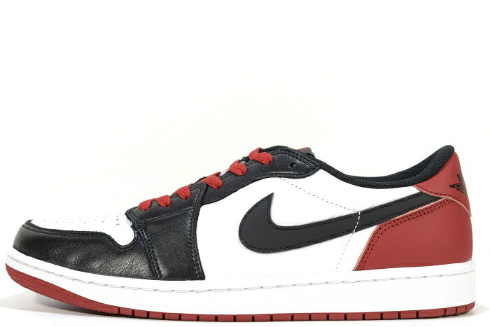 NIKE"BLACK TOE"AIR JORDAN 1 RETRO LOW OG CZ0790 106ナイキ ブラック トゥー エア ジョーダン 1 ローWHITE/BLACK-VARSITY RED ホワイト/ブラック-バーシティ レッドスニーカー